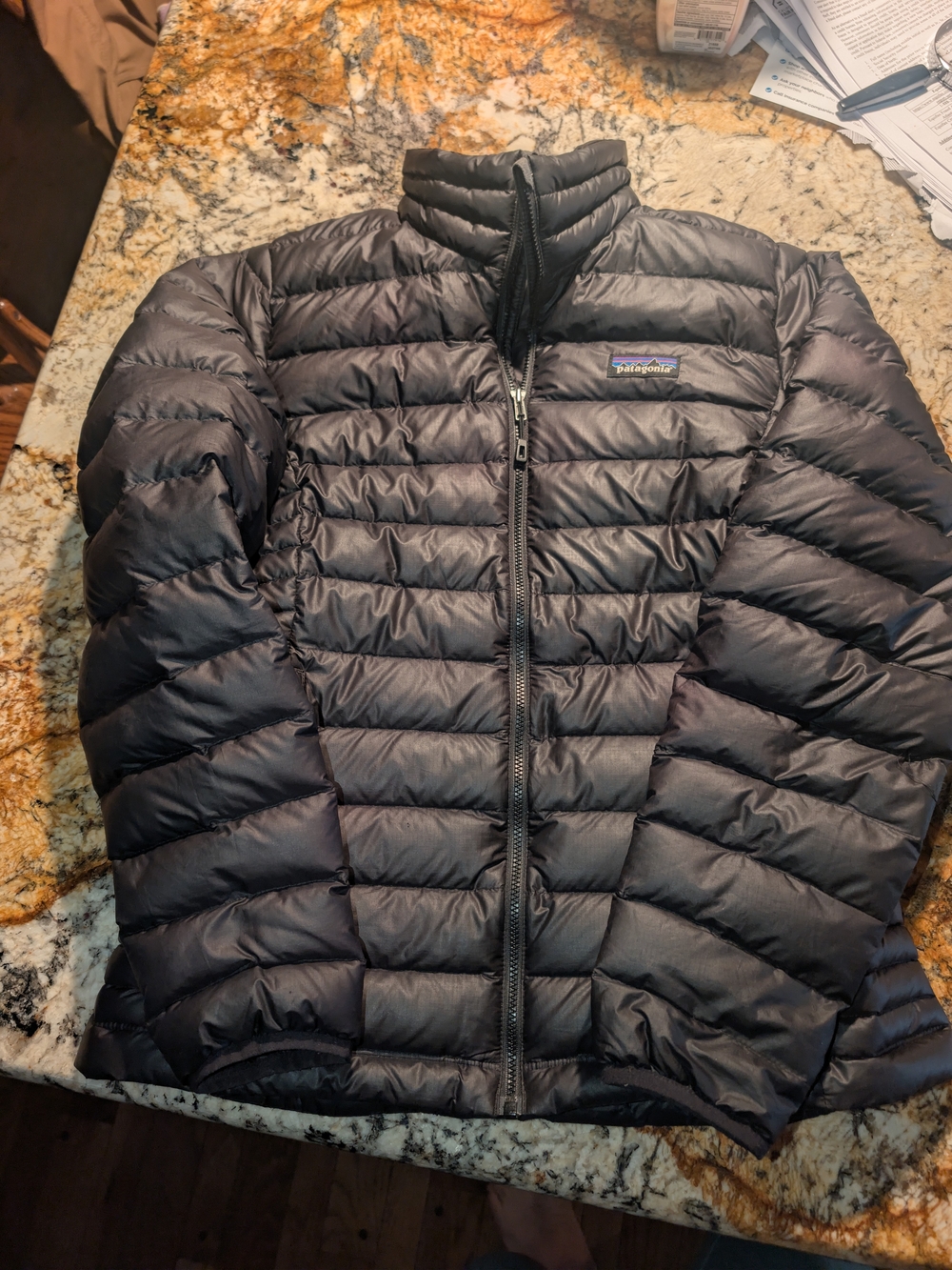 Patagonia Black Women's Lightweight Down Puffer Jacket